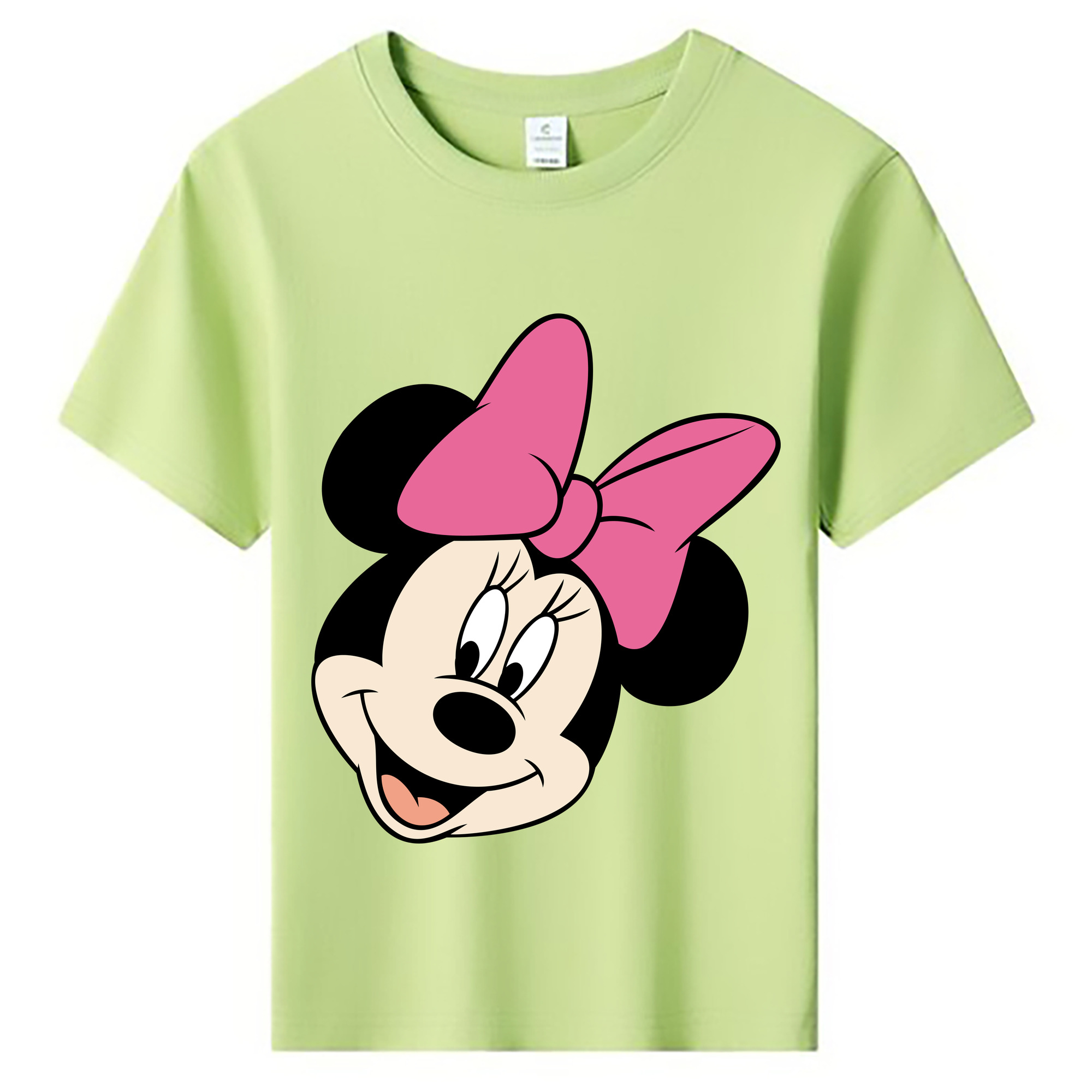 ミッキーマウス Mickey Mouse 綿100％キッズTシャツ（フロントプリント）